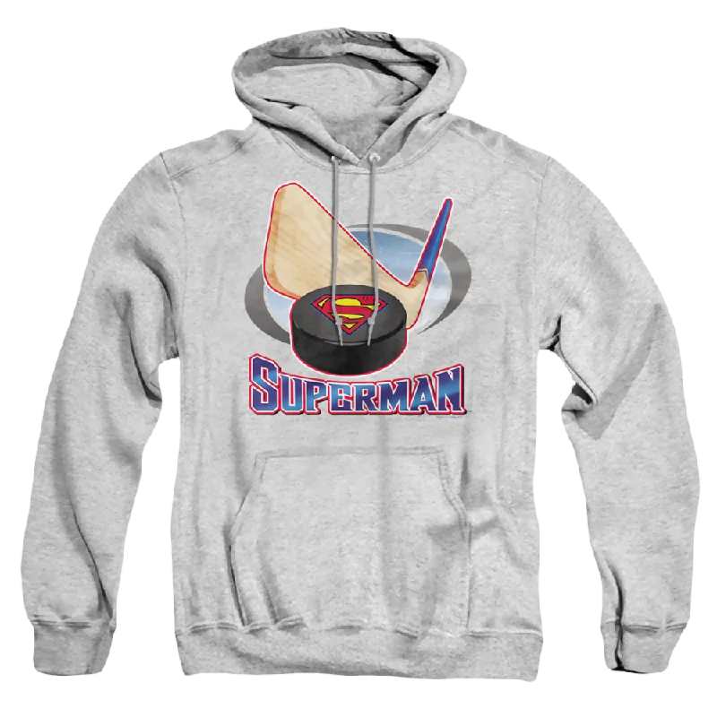 Superman Hockey Stick - Pullover Hoodie Sheath Sleeve Elegant