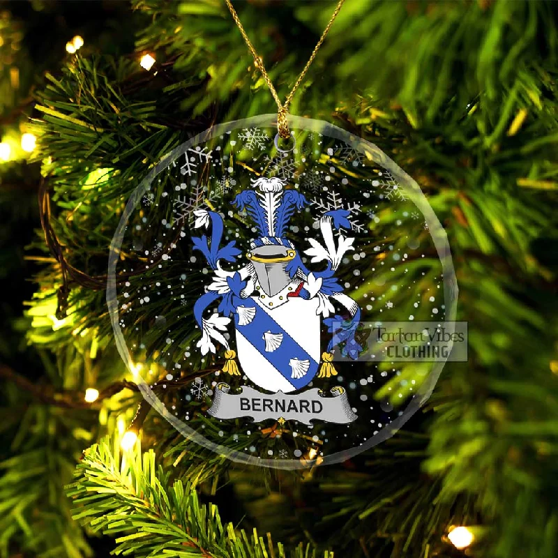 Bernard Irish Clan Christmas Glass Ornament with Coat of Arms Square Neck One-Shoulder Off-the-Shoulder Bernard Irish Clan Christmas Glass Ornament with Coat of Arms Square Neck One-Shoulder Off-the-Shoulder
