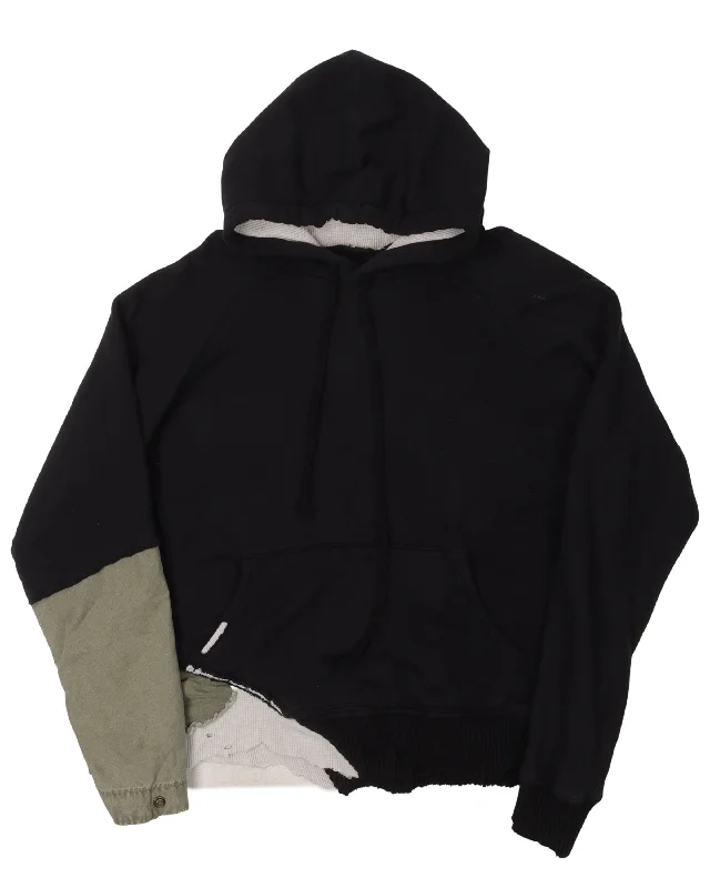 Thermal Reworked Hoodie Hoodie Sweatshirt Pullover
