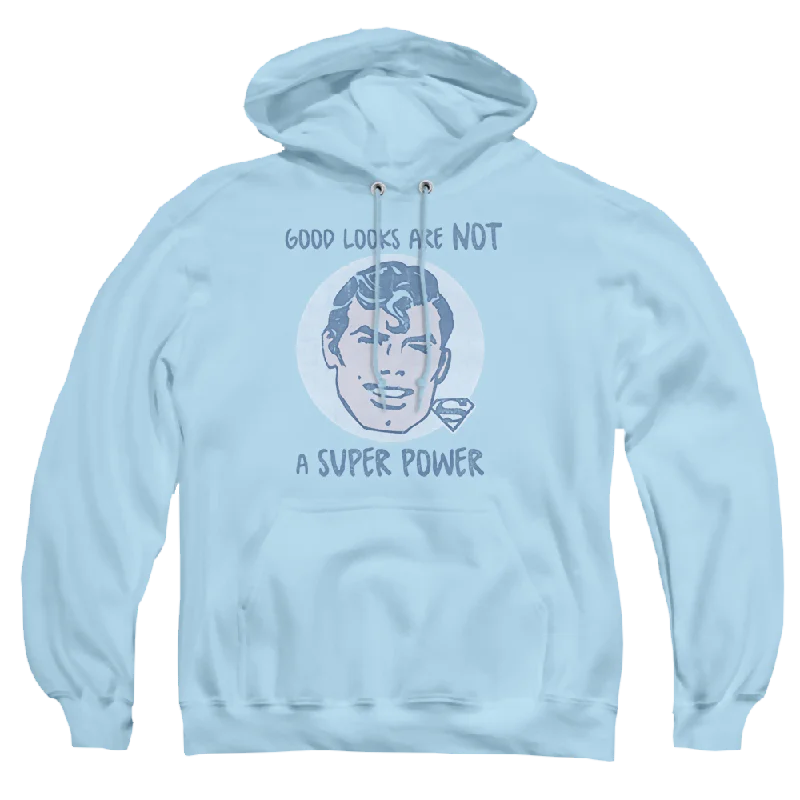 Superman Good Looks - Pullover Hoodie Bardot Neck Top