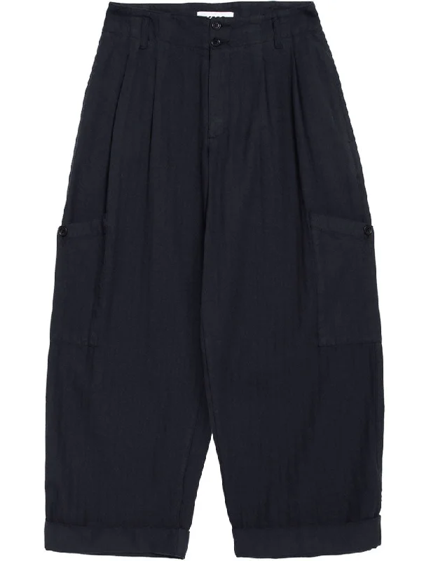 YMC Grease Trousers Black Trousers Leisure Comfortable
