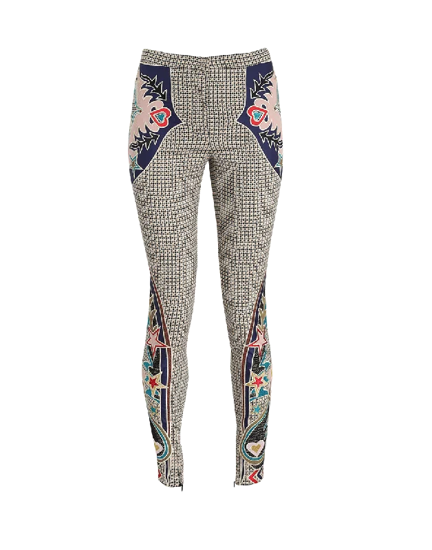 Labyrinth Embroidered Trouser Trousers Lace Delicate
