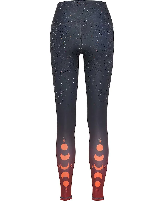 Woodstock Printed Leggings Cozy Sweat-Wicking Leggings