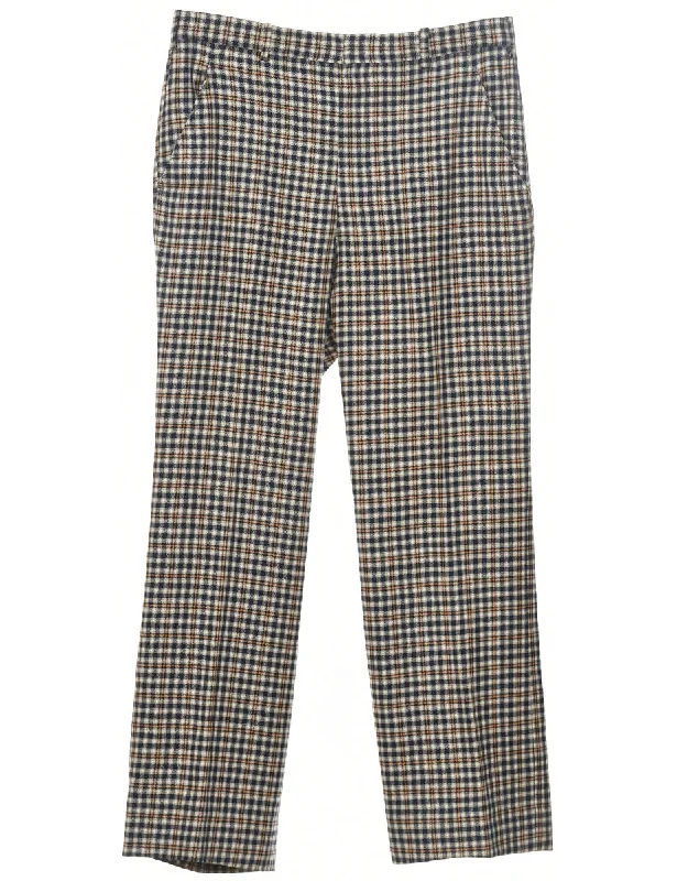Checked Pattern Trousers - W33 L29 Trousers Review Highly
