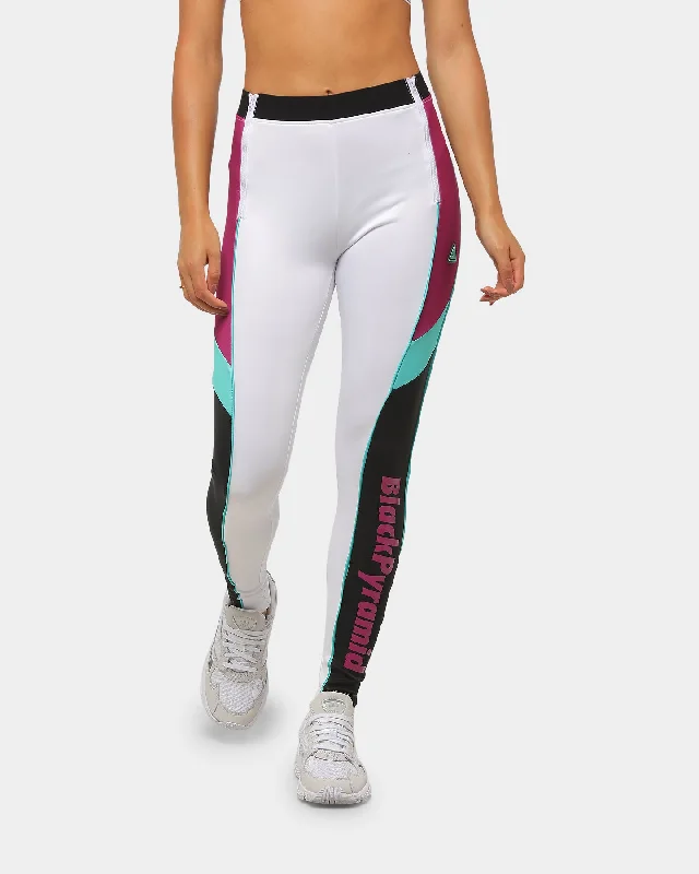 Black Pyramid Women's Paint Streaks OHB Leggings White Fashionable Embroidered Detail Leggings Black Pyramid Women's Paint Streaks OHB Leggings White Fashionable Embroidered Detail Leggings