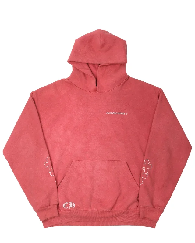 Drake "Certified Chrome " Hoodie (Miami Exclusive) Hoodie with Hem Frayed Vintage Worn
