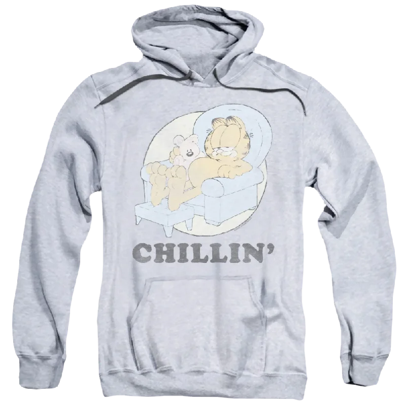 Garfield Chillin - Pullover Hoodie Cowl Neck Pullover