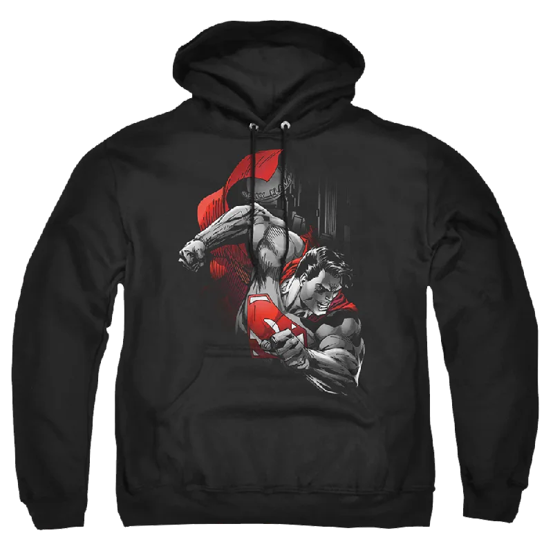 Superman My City - Pullover Hoodie Short Sleeve Top