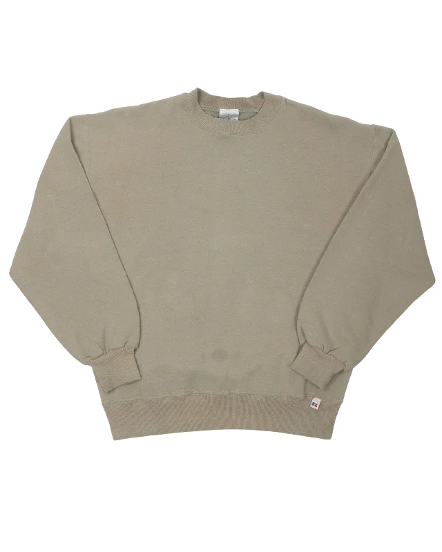 Russell Crewneck Sweatshirt Hoodie with Rhinestones Sparkly Elegant