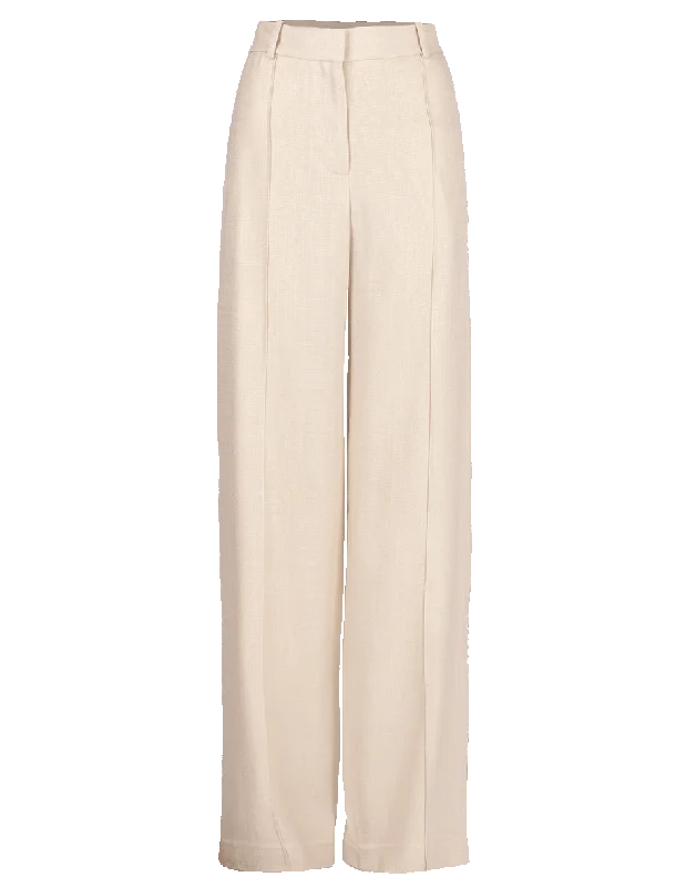 Stretch Canvas Wide Leg Trouser Trousers Prom Sequined