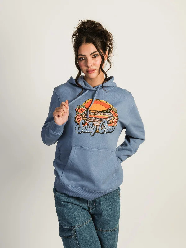 SALTY CREW ON VACATION HOODIE Hoodie with Cropped Fit Short Trendy