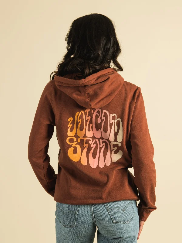 VOLCOM TRULY DEAL PULL OVER HOODIE Hoodie with Monochrome Minimalist Simple
