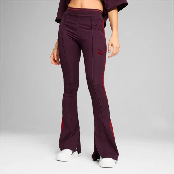 T7 PLAY.PARIS. Flared Leggings PRIME Women Fashionable Floral Active Leggings