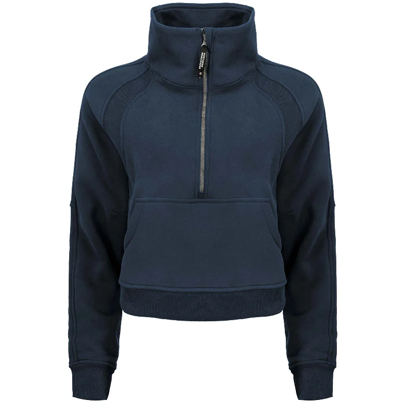 Northern Hemisphere Lattitude Cropped Hoodie Hoodie with Gradient Ombre Colorful