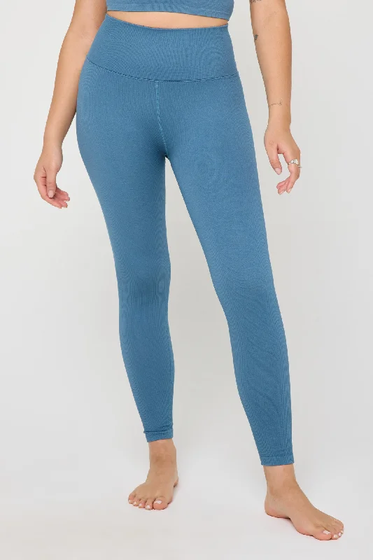 Love Sculpt 7/8 Legging Comfortable Ribbed Sports Leggings