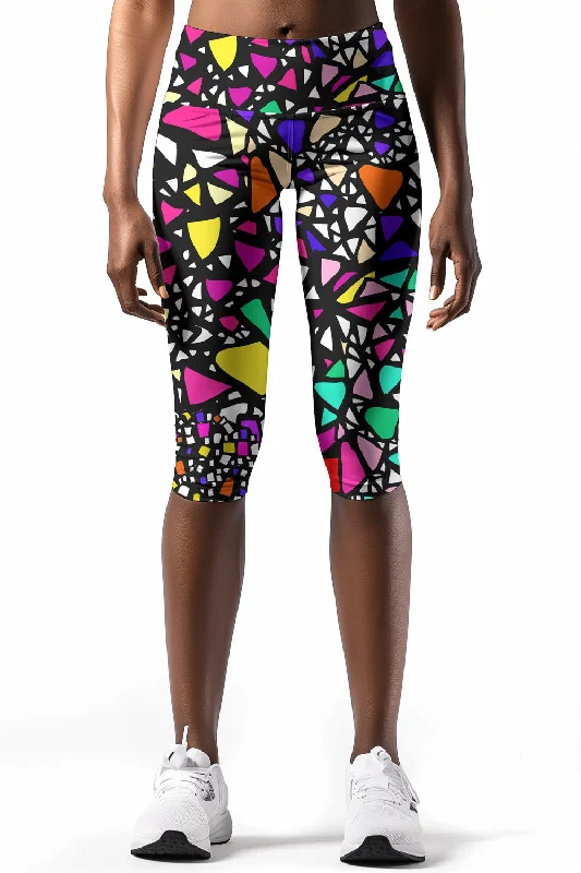 In a Joyful Mood Ellie Performance Yoga Capri Leggings - Women Comfortable Stretch Leggings In a Joyful Mood Ellie Performance Yoga Capri Leggings - Women Comfortable Stretch Leggings