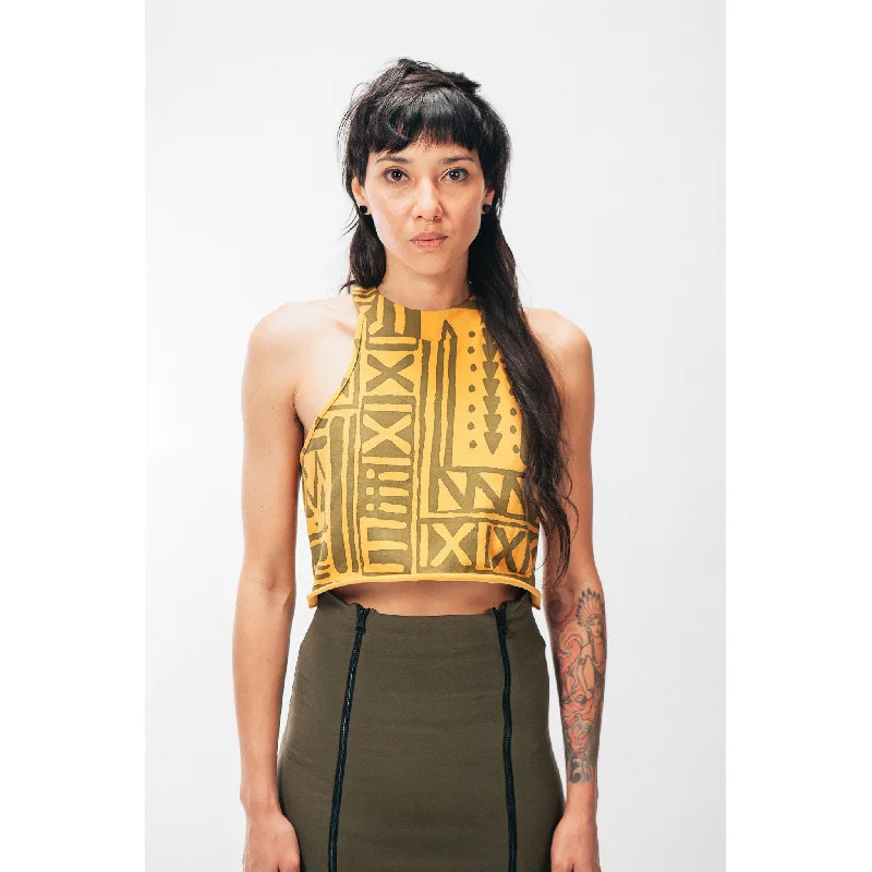 ROUND ABOUT CROP TOP [X-TRiBE] Anti-Shrink Durable Soft