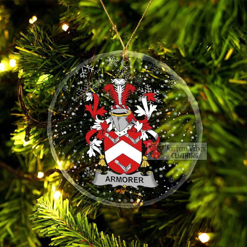 Armorer Irish Clan Christmas Glass Ornament with Coat of Arms Cape Coat Herringbone Coat Tweed Coat Armorer Irish Clan Christmas Glass Ornament with Coat of Arms Cape Coat Herringbone Coat Tweed Coat