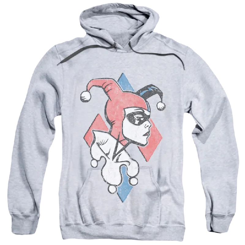 Harley Quinn Profiling - Pullover Hoodie Bardot Neck Top