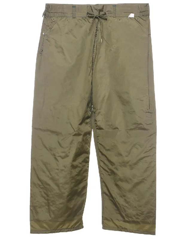 Canadian Waterproof Cargo Trousers - W36 L29 Trousers sophisticated sleek