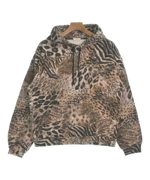 CELINE Hoodies Hooded Sweatshirt Casual Wear Street Style