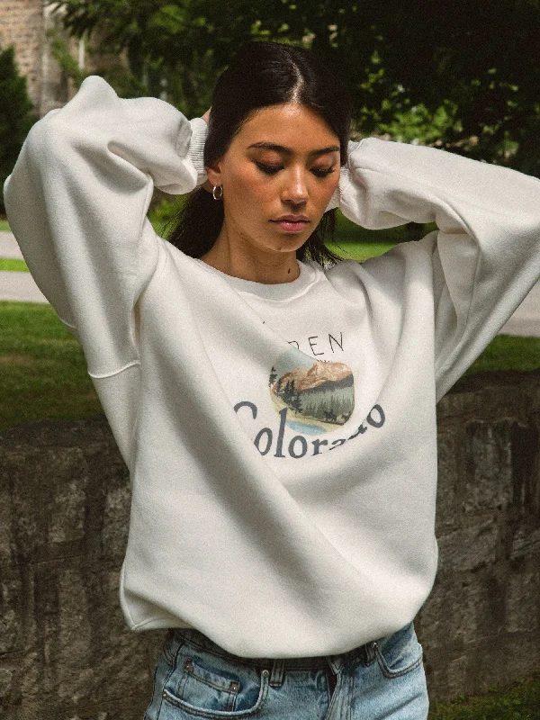 PRINCESS POLLY COLORADO OVERSIZED CREWNECK SWEATSHIRT Hoodie with Sequins Glamorous Eye-catching