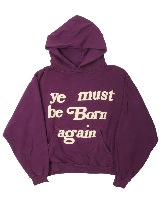 Ye Must Be Born Again Hoodie Hoodie with Side Slits Relaxed Casual