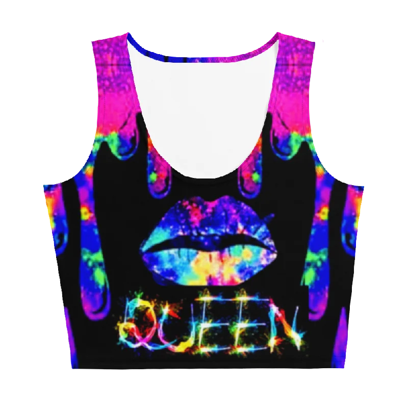 Crop Top Welt Pockets Slit Pockets Flap Pockets
