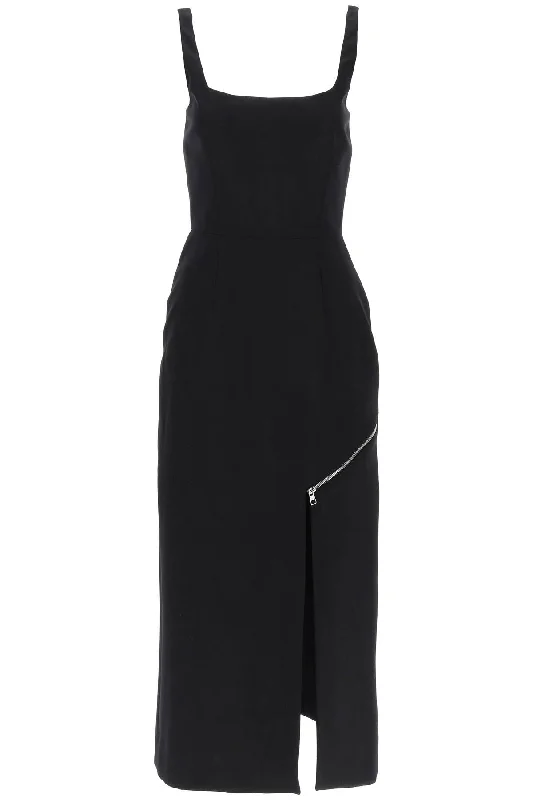 Alexander mcqueen midi sheath dress with convertible panel 757633 QJAAC BLACK Comfortable Lace-Up Midi Dress Alexander mcqueen midi sheath dress with convertible panel 757633 QJAAC BLACK Comfortable Lace-Up Midi Dress