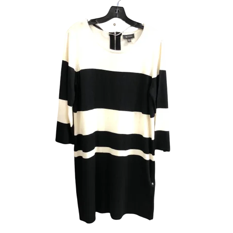 Dress Casual Midi By Ab Studio In Striped Pattern, Size: Xl Comfortable Casual Midi Dress Dress Casual Midi By Ab Studio In Striped Pattern, Size: Xl Comfortable Casual Midi Dress