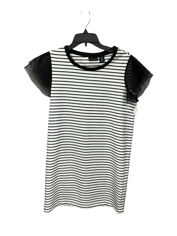 Dress Casual Midi By Adrienne Vittadini In Striped Pattern, Size: 0 Comfortable Draped Midi Dress Dress Casual Midi By Adrienne Vittadini In Striped Pattern, Size: 0 Comfortable Draped Midi Dress
