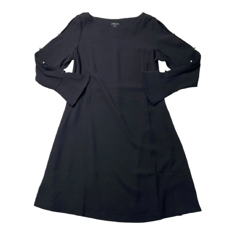 Dress Casual Midi By Ann Taylor In Black, Size: 8p Comfortable Casual Midi Dress