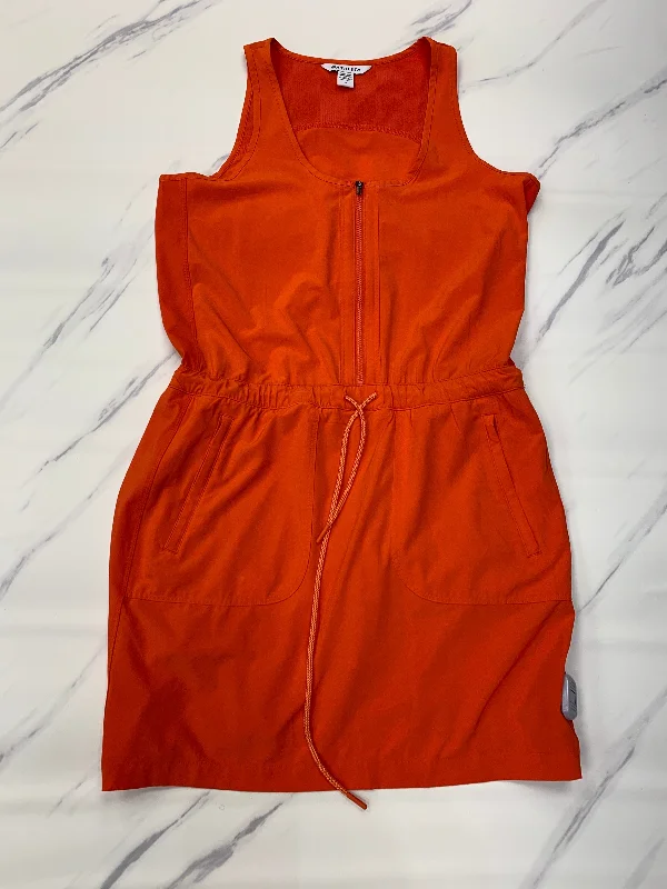 Dress Casual Midi By Athleta In Orange, Size: 4 Fashionable Wide Leg Midi Dress