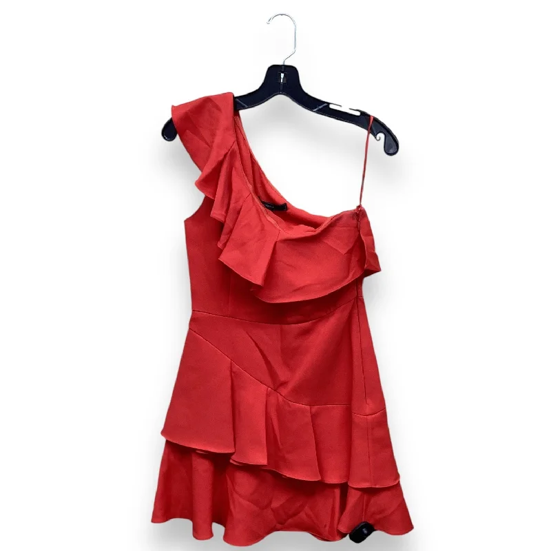 Dress Casual Midi By Bcbgmaxazria In Orange, Size: Xs Comfortable Geometric Print Midi Dress Dress Casual Midi By Bcbgmaxazria In Orange, Size: Xs Comfortable Geometric Print Midi Dress