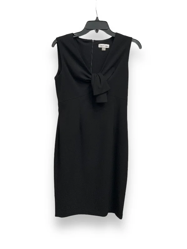 Dress Casual Midi By Calvin Klein In Black, Size: S Stylish Button-Up Midi Dress