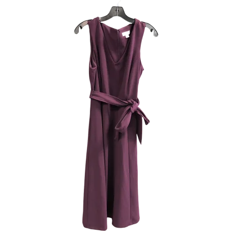 Dress Casual Midi By Calvin Klein In Purple, Size: 12 Comfortable Stretch Midi Dress Dress Casual Midi By Calvin Klein In Purple, Size: 12 Comfortable Stretch Midi Dress