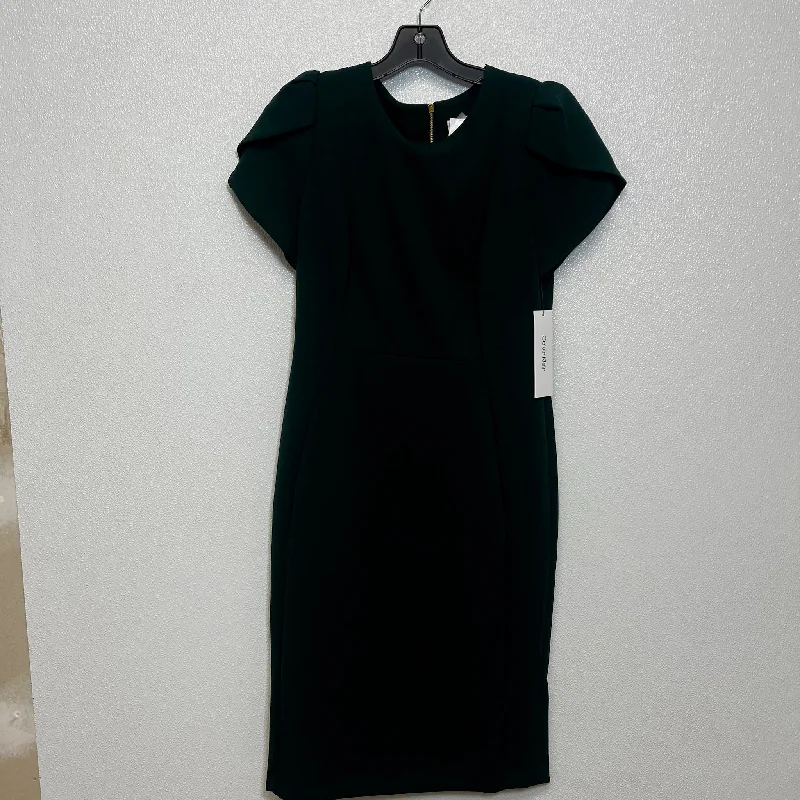 Dress Casual Midi By Calvin Klein O In Green, Size: 10 Trendy Square Neck Midi Dress Dress Casual Midi By Calvin Klein O In Green, Size: 10 Trendy Square Neck Midi Dress