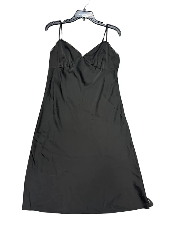 Dress Casual Midi By Cmb In Black, Size: 12 Stylish Midi Dress with Cuffs