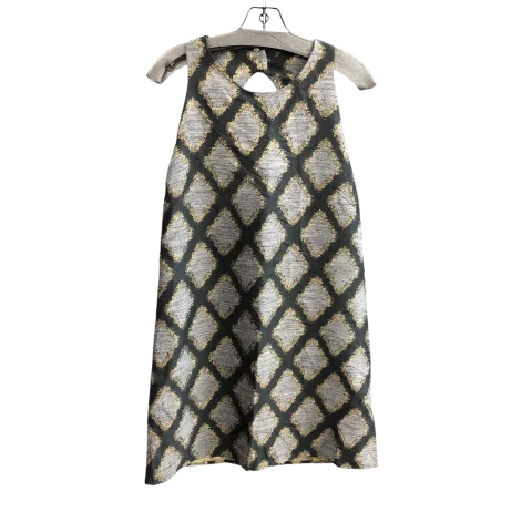 Dress Casual Midi By Collective Concepts In Black & Grey, Size: S Fashionable Pleated Midi Dress Dress Casual Midi By Collective Concepts In Black & Grey, Size: S Fashionable Pleated Midi Dress