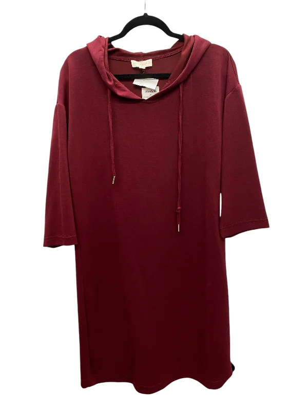 Dress Casual Midi By Cynthia Rowley In Red, Size: M Fashionable High-Neck Midi Dress Dress Casual Midi By Cynthia Rowley In Red, Size: M Fashionable High-Neck Midi Dress
