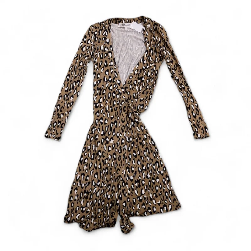Dress Casual Midi By Diane Von Furstenberg In Animal Print, Size: 0 Comfortable Knitwear Midi Dress Dress Casual Midi By Diane Von Furstenberg In Animal Print, Size: 0 Comfortable Knitwear Midi Dress