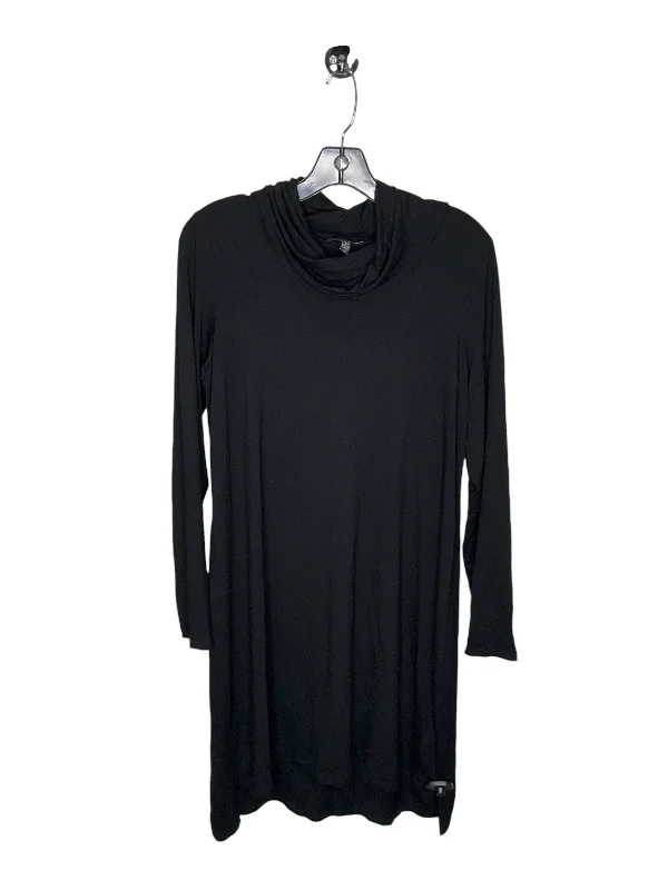 Dress Casual Midi By Eileen Fisher In Black, Size: L Chic Off-Shoulder Midi Dress