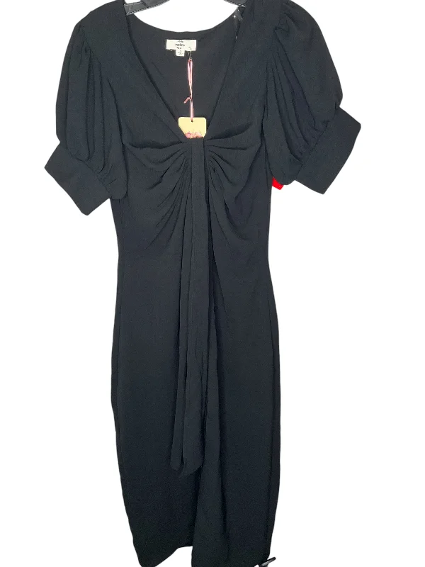 Dress Casual Midi By Entro In Black, Size: S Stylish Halter Neck Midi Dress