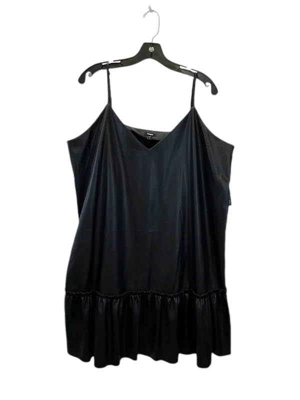 Dress Casual Midi By Express In Black, Size: Xl Comfortable Short Sleeve Midi Dress