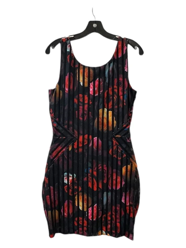 Dress Casual Midi By Guess In Multi-colored, Size: L Trendy Off-Shoulder Ruffle Midi Dress Dress Casual Midi By Guess In Multi-colored, Size: L Trendy Off-Shoulder Ruffle Midi Dress