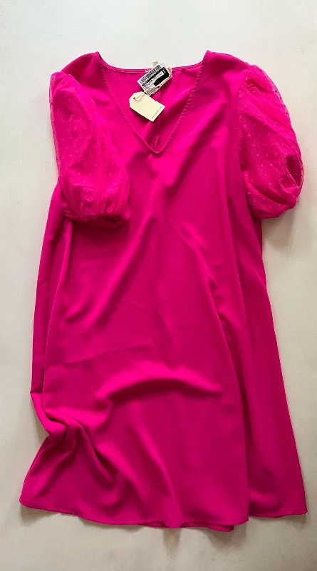 Dress Casual Midi By Jodifl In Hot Pink, Size: M Fashionable One-Shoulder Midi Dress