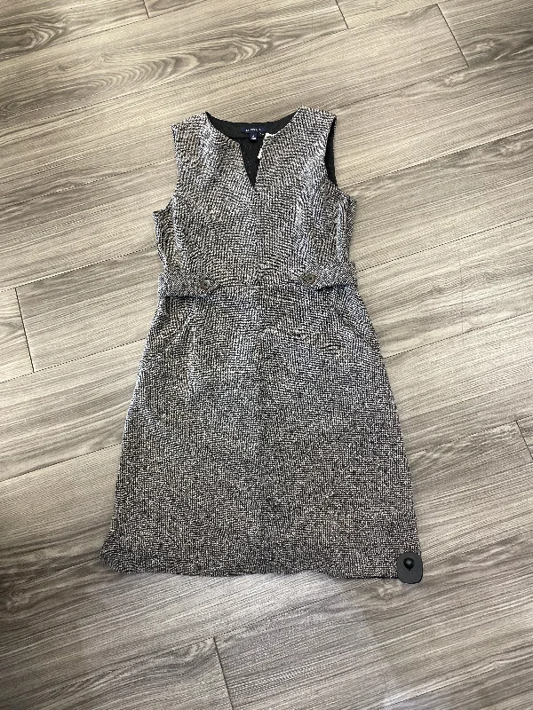 Dress Casual Midi By Lands End In Black & White, Size: 8 Comfortable Fit-and-Flare Midi Dress Dress Casual Midi By Lands End In Black & White, Size: 8 Comfortable Fit-and-Flare Midi Dress