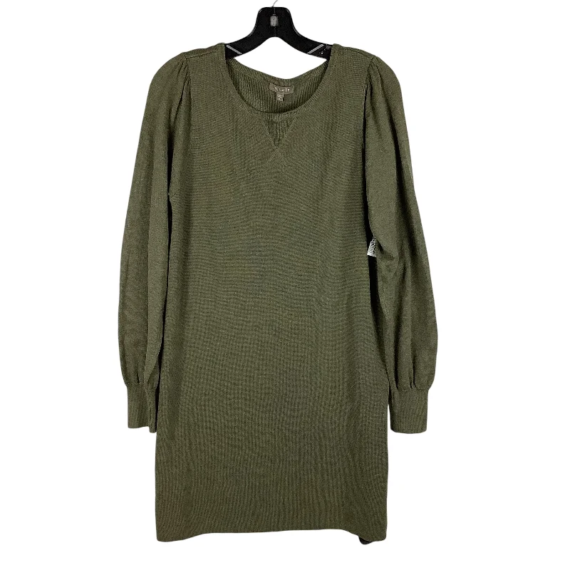 Dress Casual Midi By Lilla P In Green, Size: M Comfortable Lace-Up Midi Dress