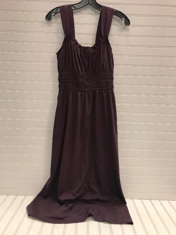 Dress Casual Midi By Lilla P In Purple, Size: Xs Fashionable Sheer Sleeve Midi Dress Dress Casual Midi By Lilla P In Purple, Size: Xs Fashionable Sheer Sleeve Midi Dress
