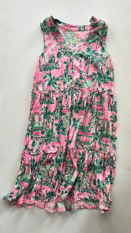 Dress Casual Midi By Lilly Pulitzer In Multi-colored, Size: Xs Trendy Knit Midi Dress Dress Casual Midi By Lilly Pulitzer In Multi-colored, Size: Xs Trendy Knit Midi Dress